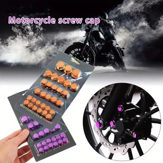 Novo Estilo 30pcs/set Acessórios Para Modificação De Motos Kit Plástico Tampa Do Parafuso De Cabeça Peças Decorativas