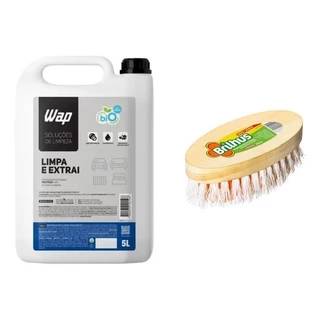 Kit Escova E Detergente Limpa E Extrai Extratora Wap 5l