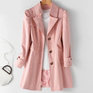 Casaco Feminino/De Malha/Comprimento Médio/Cintura Média/Coréia/Trincheira/Outono/Primavera/5xg em Promoção na Shopee Casaco Feminino/De Malha/Comprimento Médio/Cintura Média/Coréia/Trincheira/Outono/Primavera/5xg
