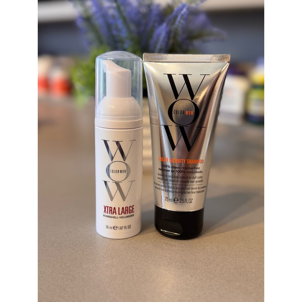 Kit Mini Shampoo e Xtra Large Volumizer, Color Wow | Shopee Brasil