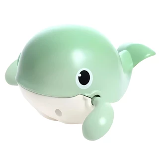 Brinquedo De Banho Baleia Verde Bebe Com Movimentos Infantil CBS0162 Castela