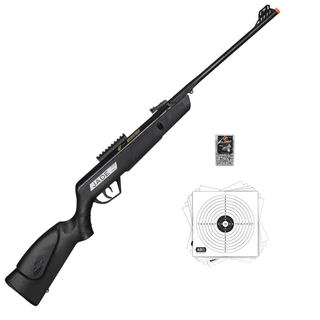 CARABINA DE PRESSÃO CBC JADE MAIS PRETA 5.5MM + BÁSICO 04