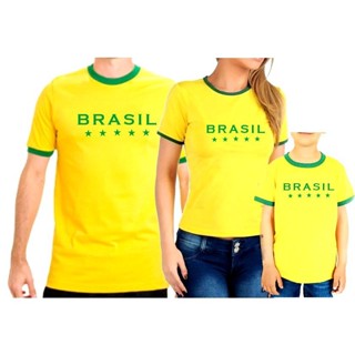 Camisa Brasil Amarela Diamante Oficial SuperBolla