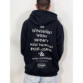 Moletom Canguru Unissex Moda Skatista StreetWear Dinheiro Verba Money Envio Imediato