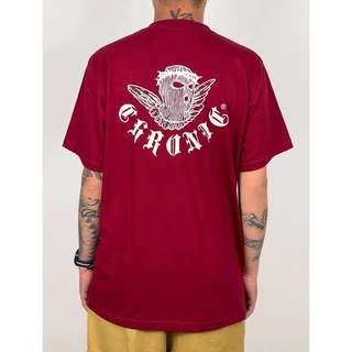 Camiseta Masculina 100% Algodão 30.1 30.1 em Algodão 30.1 Chronic Hustler Anjo Balaclava Moda Streetwear Envio Já