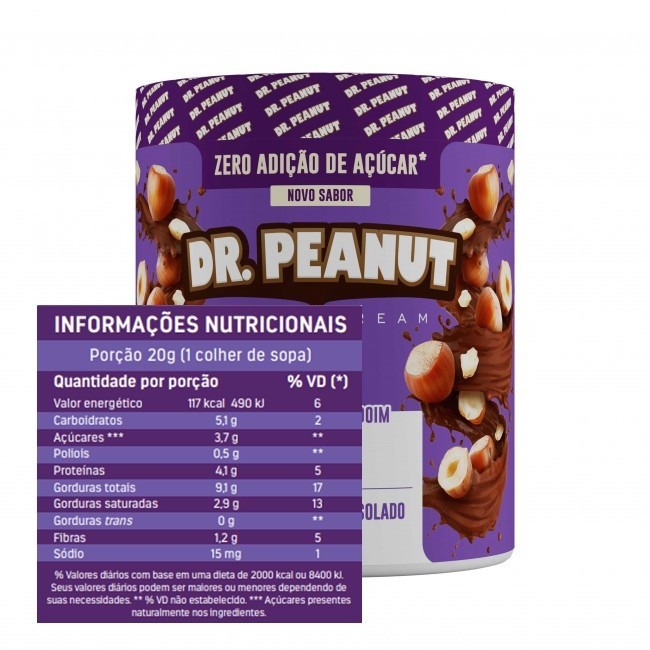PASTA DE AMENDOIM Dr. Peanut 650g Whey Protein - 7 sabores (Bueníssimo) :  : Alimentos e Bebidas