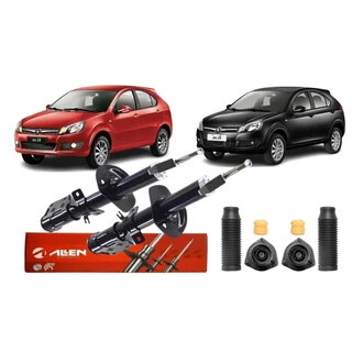 Par Amortecedor Dianteiro Jac J3 1.4 1.5 Coxim Batente Coifa