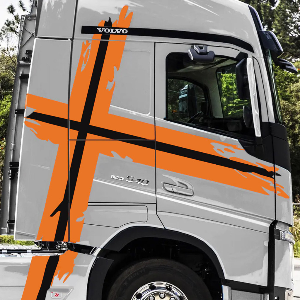 Faixa Volvo Suécia Fh Performance Adesivo Lateral Caminhão Genérico ...
