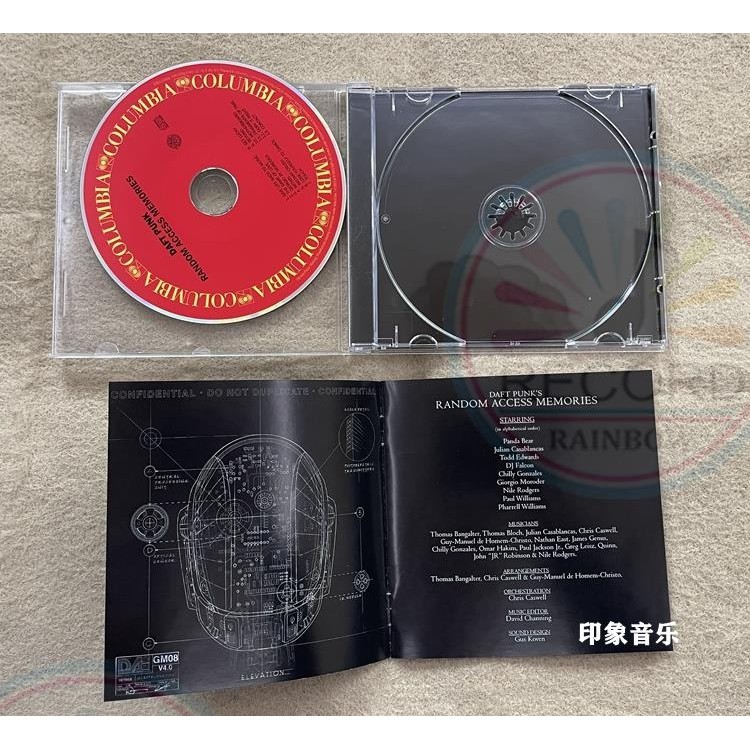 Original Daft Punk Random Access Memories CD Album [Lacrado] Brand