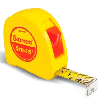 Trena de Bolso 5 Metros KTS34-5ME-S Starret Amarelo