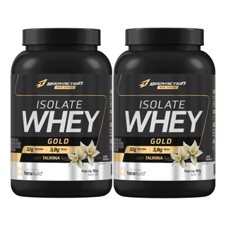 Kit 2x Whey Protein Isolate Whey Gold 900g Bodyaction