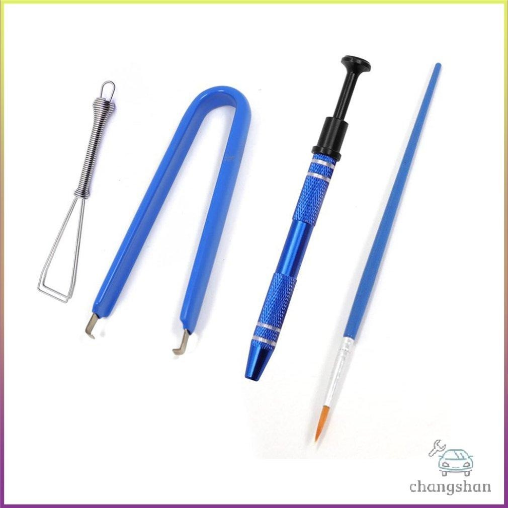 4PCS/SET Keyboard Lube Switch Puller Kits Lube Station Keycap Puller Remover