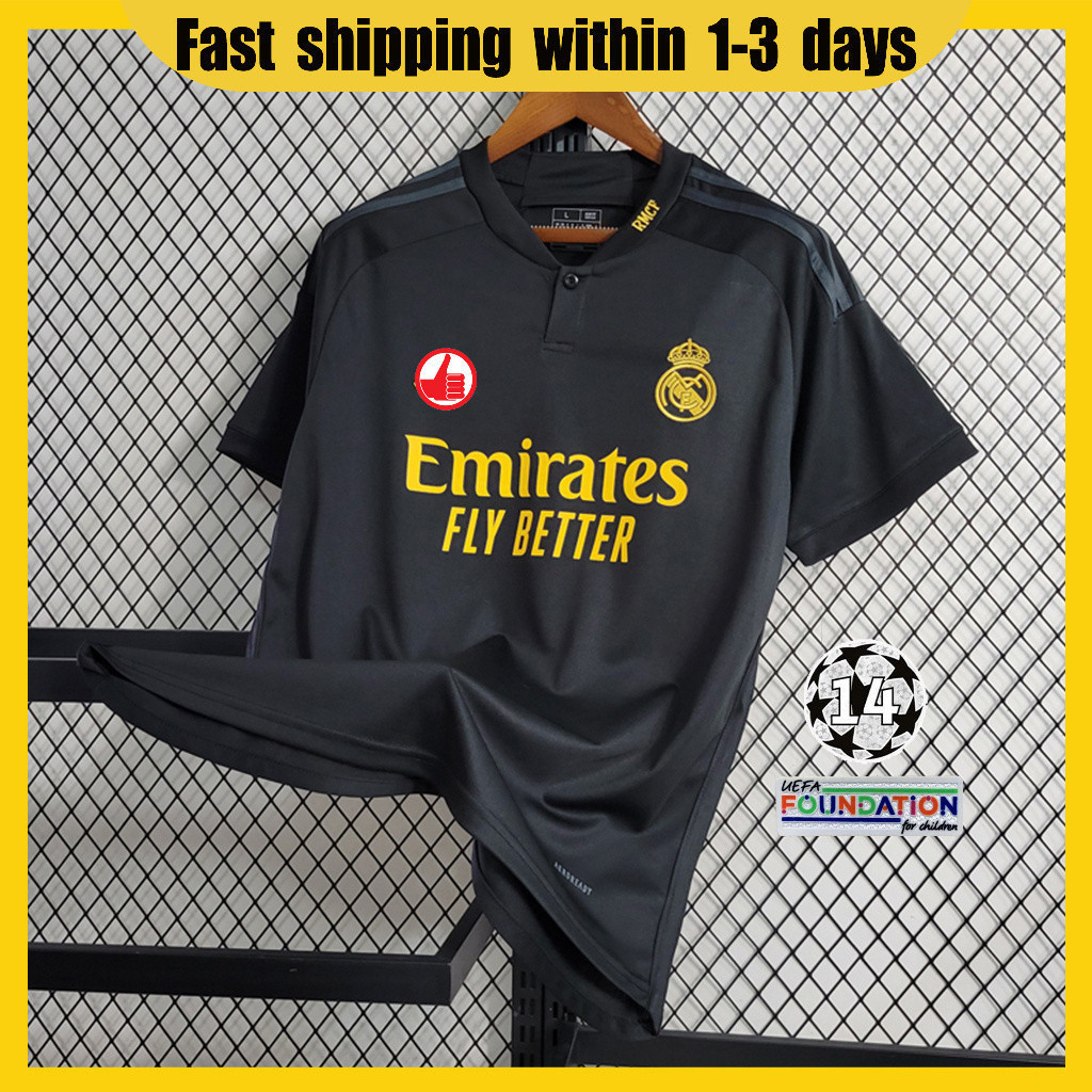 Preto 23-24 Terceiro Futebol HM Team Shirt