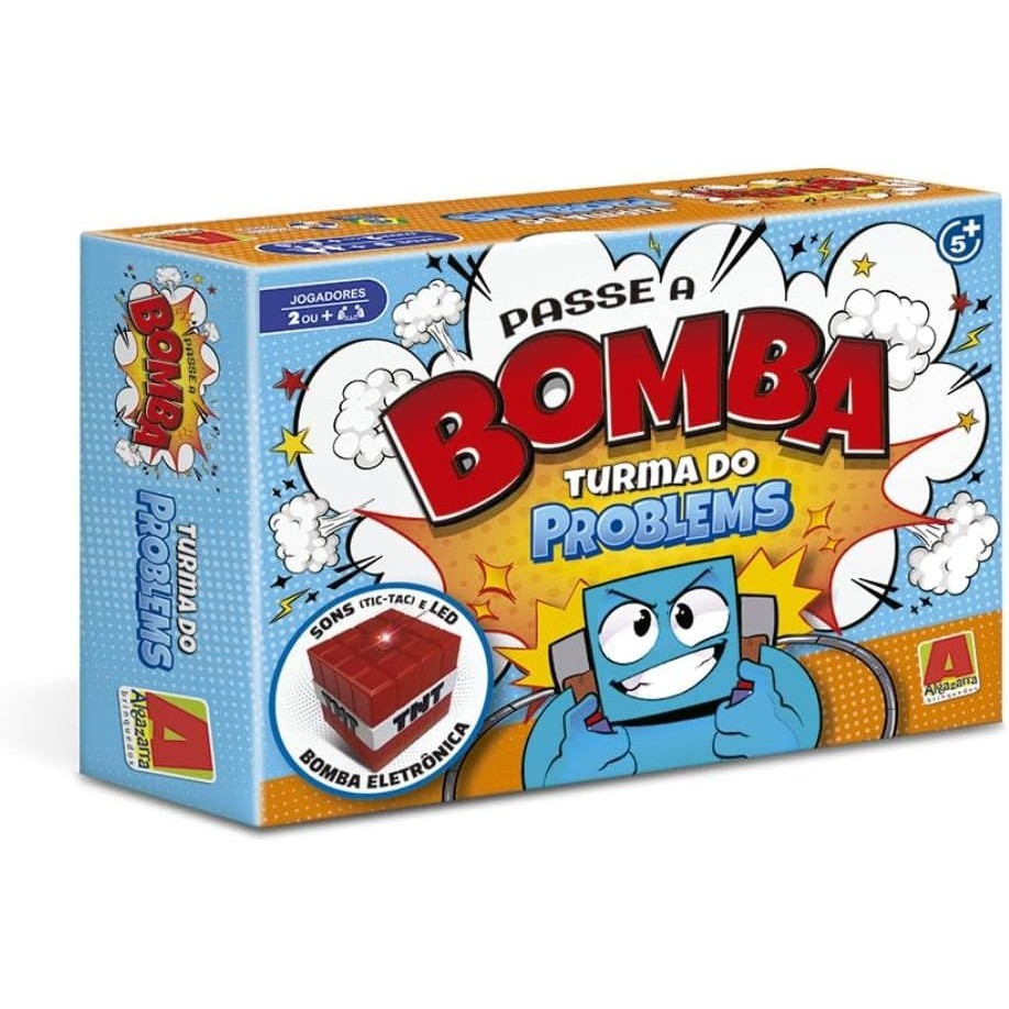 PASSE A BOMBA - TURMA DO PROBLEMS - ALGAZARRA | Shopee Brasil