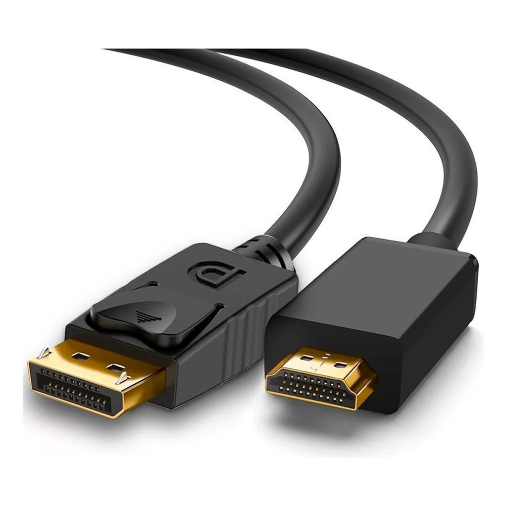 Cabo Adaptador Displayport Para Hdmi 1m Full Hd 1080p