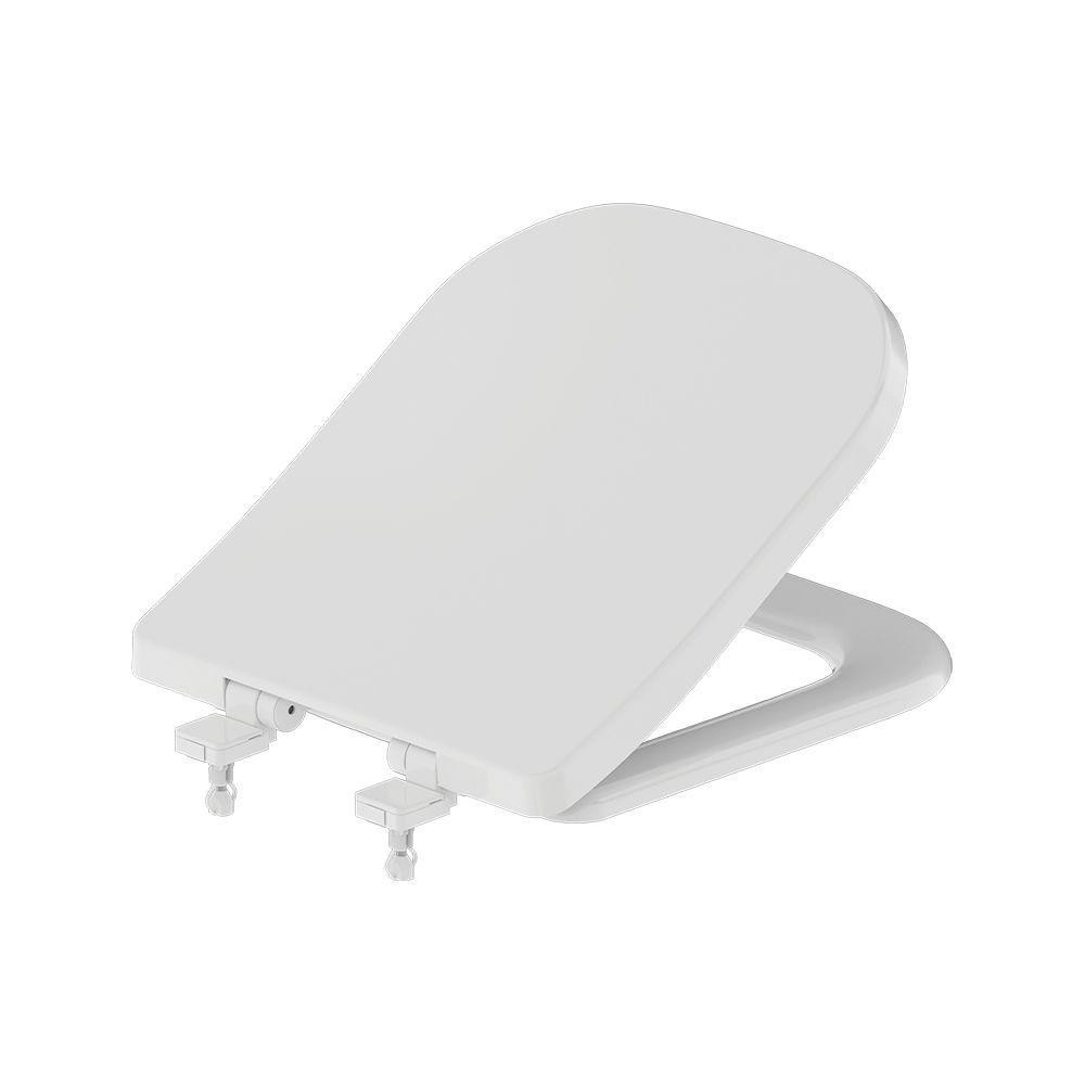 Assento Sanitário Plástico Censi 7660 Soft Close Branco Branco 7660-1 ...