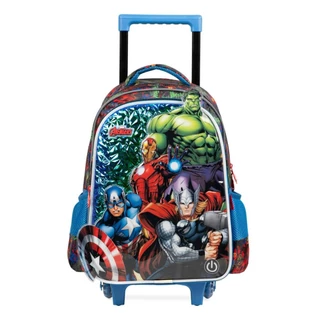 Mochila de Rodinha Infantil Masculina Vingadores