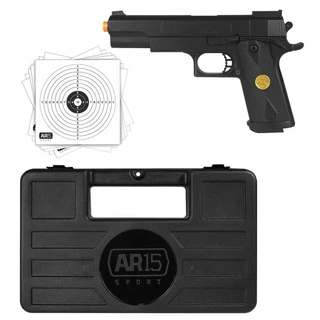 Airsoft 6mm P169 1911 Double Eagle Spring + Maleta 29cm