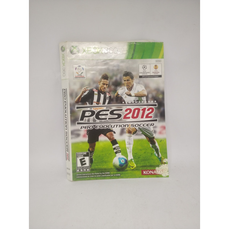 PES 2012 PRO EVOLUTION SOCCER ENCARTE ORIGINAL XBOX 360 | Shopee Brasil