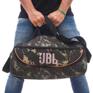 Bolsa Case Capa Jbl Boombox 3 2 1 Com Bolso Alça Regulável Camuflada Reforçada Impermeavel