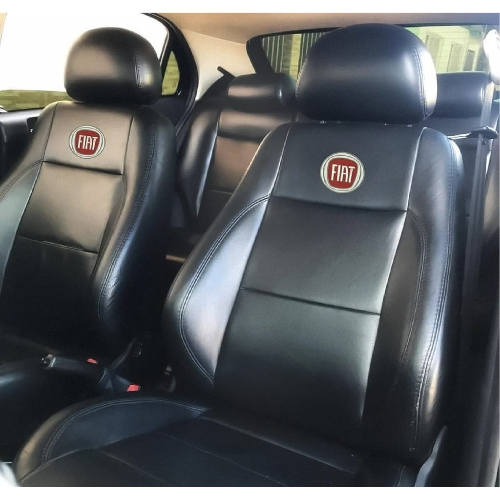 Capa Banco Carro Couro Fiat Palio Fire 2002 A 2017