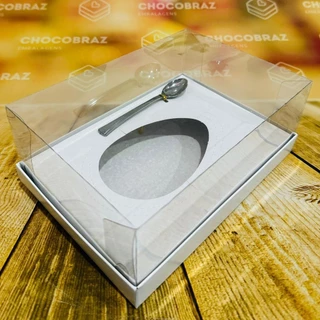 10 Caixa Multigramas P/OVO DE PÁSCOA 250/350/500 G BRANCA PÁSCOA 2025