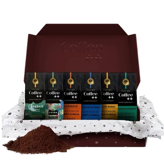 Kit 6 Pacotes Café Especial Torrado e Moído Variedades Coffee Mais - 6 x 250g