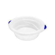 Kit de Bacias Plásticas Multiuso Coloridas 2,5L Brasami