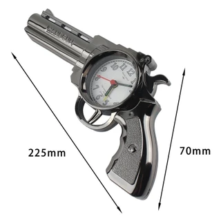 Relógio Analógico Modelo Retro A Pilha Antigo Handgun