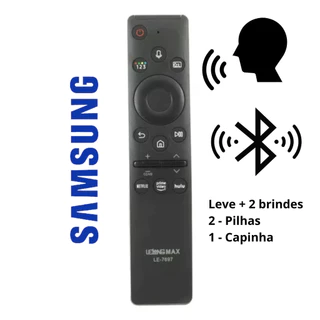 Controle Remoto Compatível Para Tv Smart Netflix Hulu + Voz