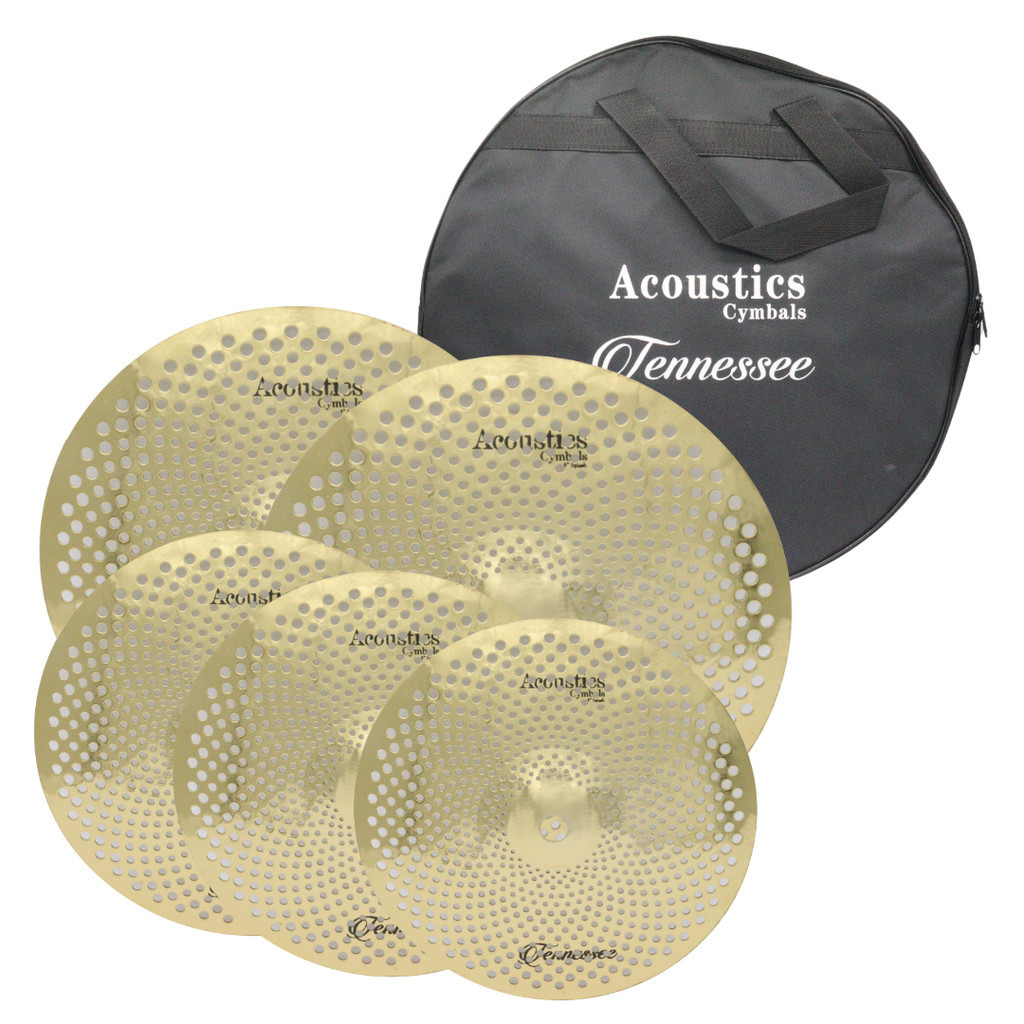Kit Pratos 14'', 16'', 18'' e 20'' Acoustics Tennessee Liverpool