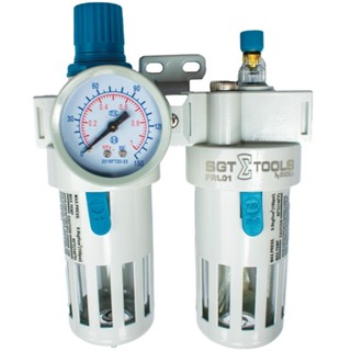 Conjunto filtro regulador de ar grande 1/2" e lubrificador - FRL01 Sigma