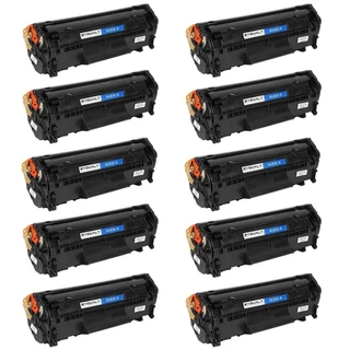 10x Toner 2k Compativel 2612A ByQualy Preto p/ Impressoras