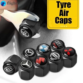 4Pcs/Set Tampas De Válvulas Carro Aço Inoxidável Ar De Haste De Pneus Modelo Universal