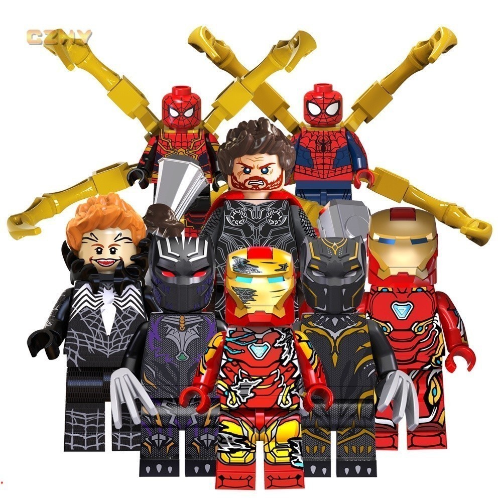 I Love You 3000 Heroes Iron Morgan Stark Pepper Men Filme Mini Blocos De Construção Figuras Brinquedos Infantis Presentes