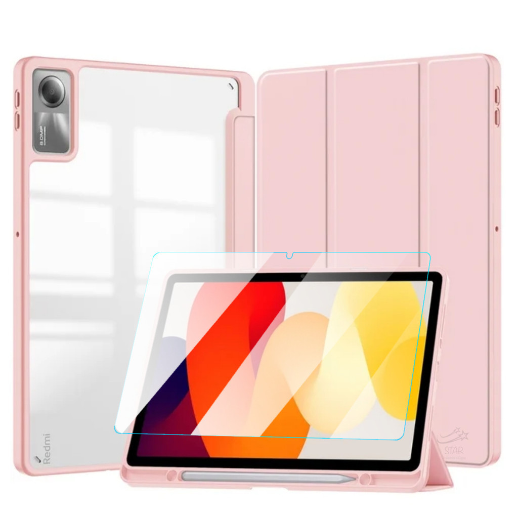Case Com Slot Caneta + Película Para Tablet Xiaomi Redmi Pad SE 11 ...
