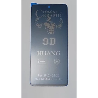 Película Cerâmica Hidrogel Fosca Privacidade Matte Anti-Spy Flexível Xiaomi Poco F3 F4 F5 F6 Pro GT 25XM - PL25