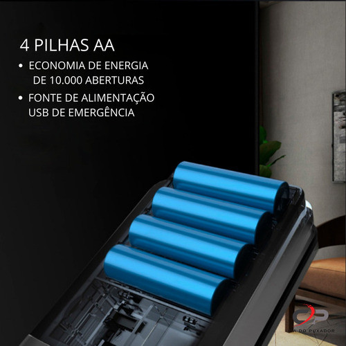Fechadura Blim Blim Digital Cromo Acetinado Externa | Shopee Brasil