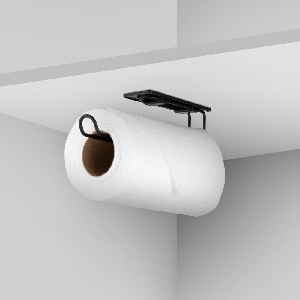 Porta Rolo Papel Toalha C/ Dupla Face Black | Shopee Brasil