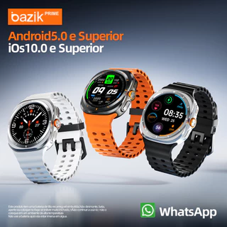 Smartwatch Relogio BW99ULTRA 1.43inch GPS NFC Whatsapp Gps Assistente De Voz Academia Corrida