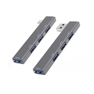 Hub Tipo C 4 Em 1 Usb 3.0 Usb-C Macbook Celular