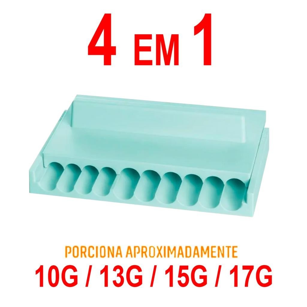 Enrolador De Doce Placa Boleadora 10g 13g 15g 17g Cor Azul Docinhos e Brigadeiro