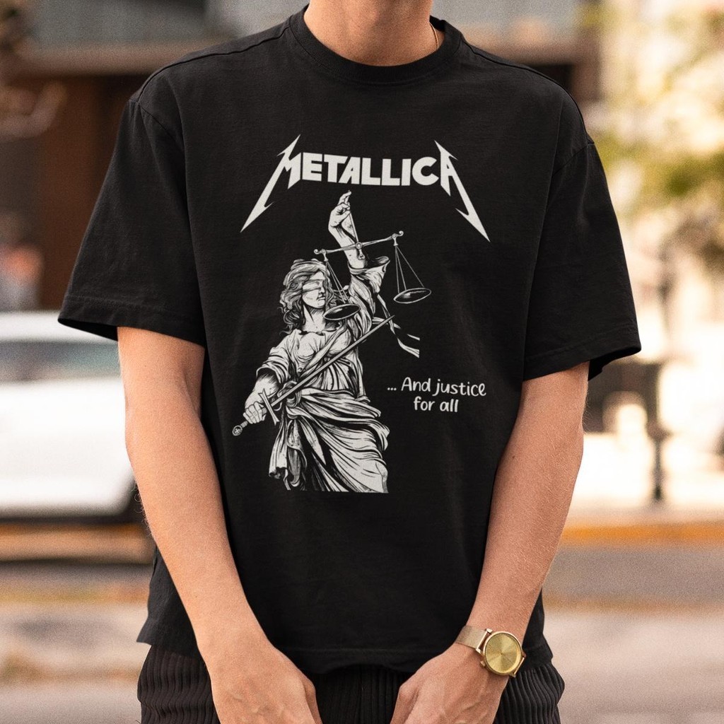 Camiseta Básica Metallica Rock Black Album Integrantes Tour
