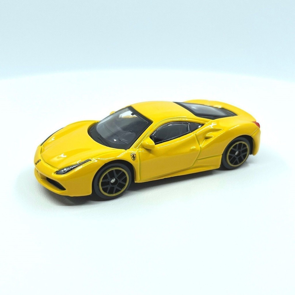 488 GTB Ferrari Bburago 1:64 Miniatura Amarelo | Shopee Brasil