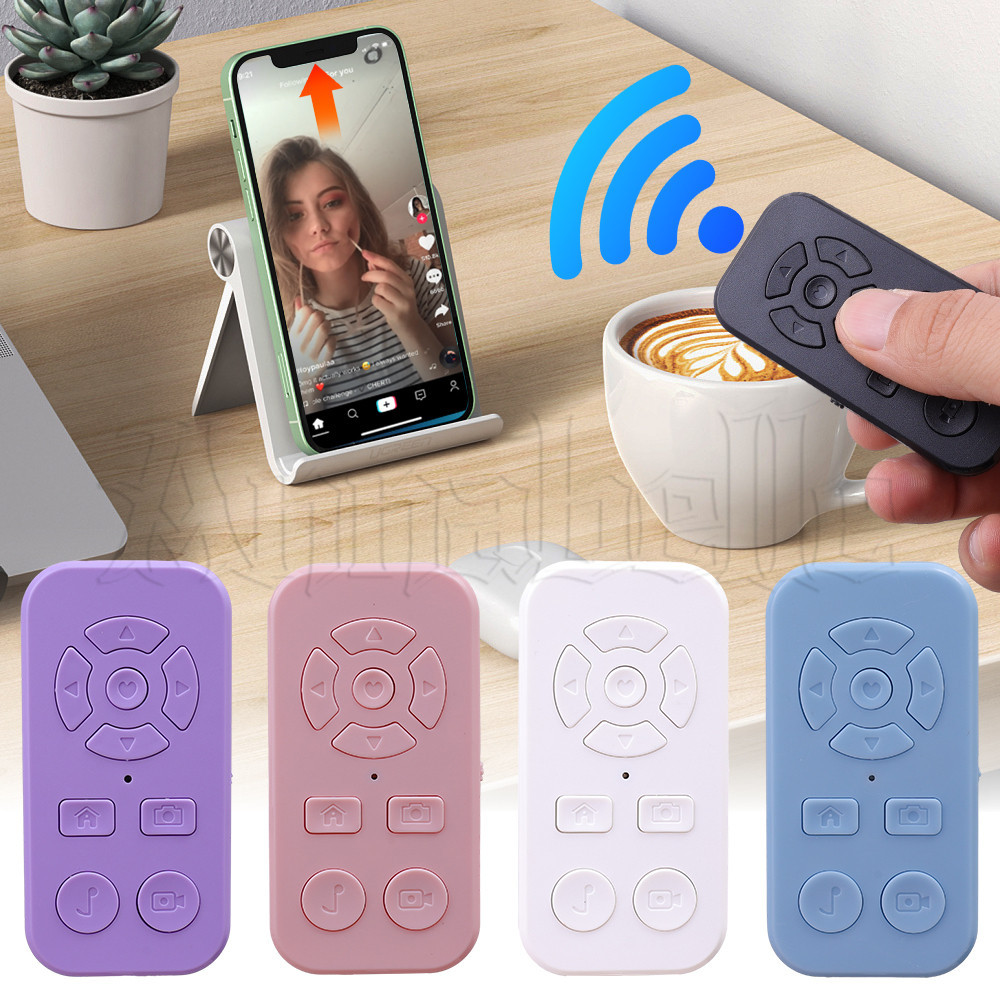 Controle Remoto Bluetooth-Tiktok Nine Button Remote Control-Fotos Sem ...
