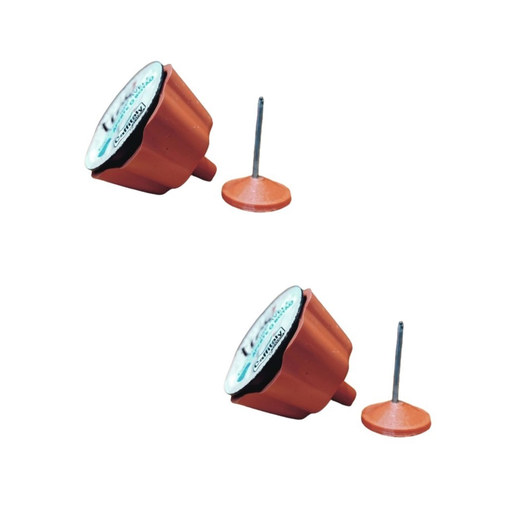 Kit 2 Adaptador Cápsula 3 Corações Cafeteira Dolce Gusto Cor Vermelha