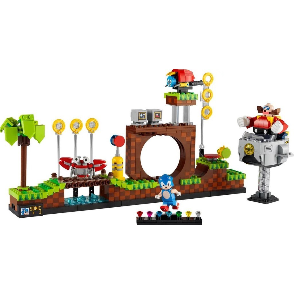 Ideas Sonic the Hedgehog – Green Hill Zone 21331 Building shops Kit (1125 Pieces)