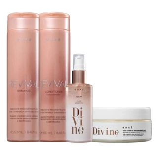 Kit Braé Revival Divine Nutrition Plume (4 Produtos)