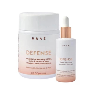 Kit Braé Defense Suplemento (CAPS30), Tônico Condicionador 60ml (2 produtos)