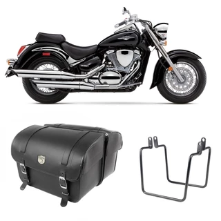 Alforge Bolsa Lateral 50 Litros + Afastador Suzuki M800 1500 Boulevard Par